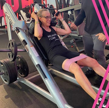woman working out